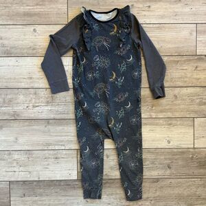 Rags | Mystical Sunflower Ruffle Long Sleeve Romper | Size: 3/4